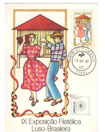 1982 MÁXIMO POSTAL 72 -LUBRAPEX 82 - FANDANGO 7466a  CBC BA ou  ES